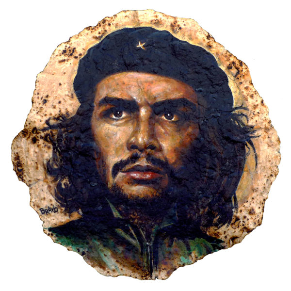 Tortilla Art Painting Che Guevara Portrait