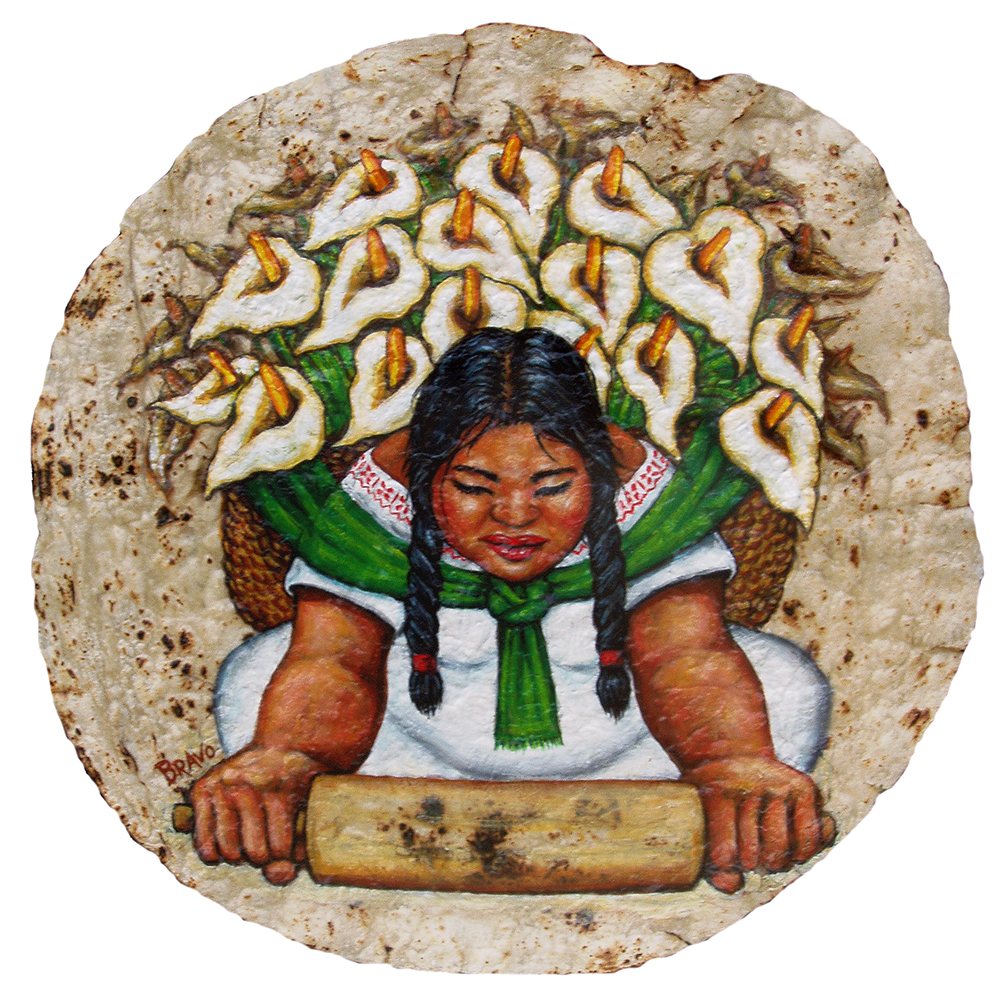 Tortilla Art: Tortillera by Joe Bravo